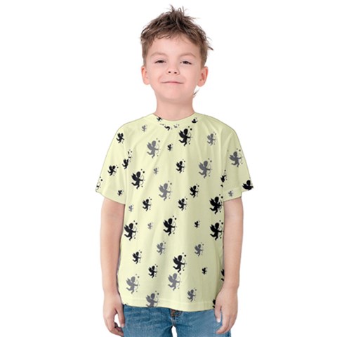 Pattern Cupido Kids  Cotton Tee by JustToWear