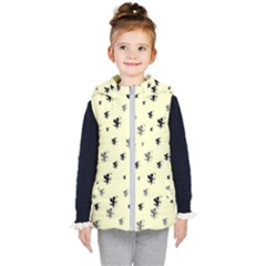 Pattern Cupido Kids  Hooded Puffer Vest