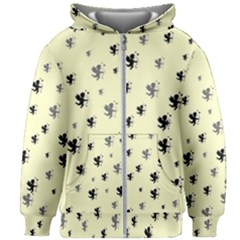 Pattern Cupido Kids  Zipper Hoodie Without Drawstring