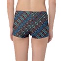 Multicolored Mosaic Print Pattern Reversible Boyleg Bikini Bottoms View4