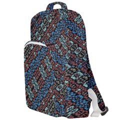 Multicolored Mosaic Print Pattern Double Compartment Backpack by dflcprintsclothing