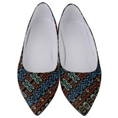 Multicolored Mosaic Print Pattern Women s Low Heels by dflcprintsclothing