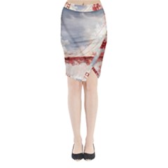 Golden Gate Bridge Midi Wrap Pencil Skirt by goljakoff