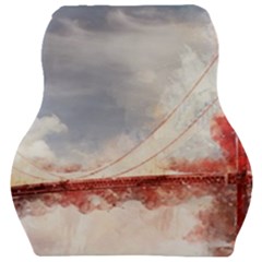 Golden Gate Bridge Car Seat Velour Cushion  by goljakoff