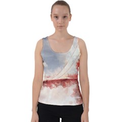 Golden Gate Bridge Velvet Tank Top by goljakoff