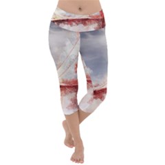 Golden Gate Bridge Lightweight Velour Capri Yoga Leggings by goljakoff