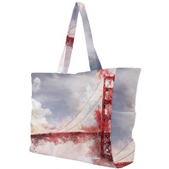 Golden Gate Bridge Simple Shoulder Bag by goljakoff