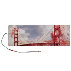 Golden Gate Bridge Roll Up Canvas Pencil Holder (m) by goljakoff