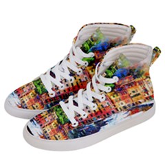 Pier Women s Hi-top Skate Sneakers by goljakoff