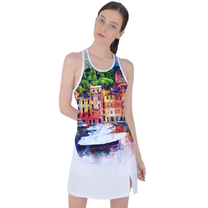 Pier Racer Back Mesh Tank Top