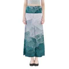 Green Blue Sea Full Length Maxi Skirt by goljakoff