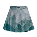 Green blue sea Mini Flare Skirt View1