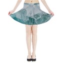 Green blue sea Mini Flare Skirt View3