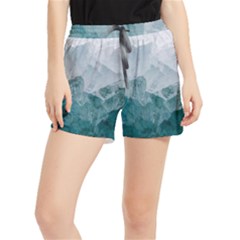 Green Blue Sea Runner Shorts by goljakoff