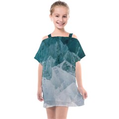 Blue Sea Kids  One Piece Chiffon Dress by goljakoff