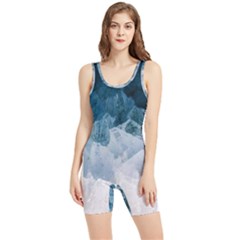 Blue Sea Waves Women s Wrestling Singlet