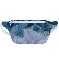 Blue Sea Waves Waist Bag 