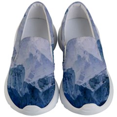 Blue ice mountain Kids Lightweight Slip Ons