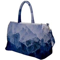 Blue ice mountain Duffel Travel Bag