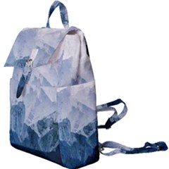 Blue Ice Mountain Buckle Everyday Backpack by goljakoff