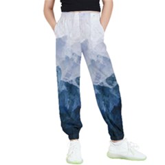 Blue ice mountain Kids  Elastic Waist Pants