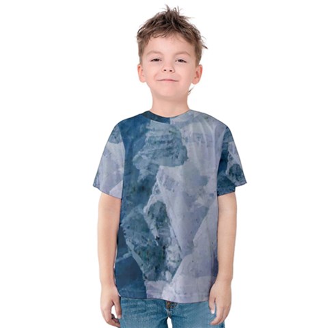 Storm Blue Ocean Kids  Cotton Tee by goljakoff