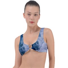 Storm blue ocean Ring Detail Bikini Top