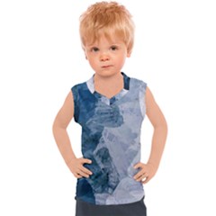 Storm blue ocean Kids  Sport Tank Top