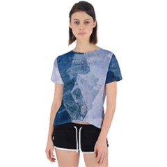 Storm blue ocean Open Back Sport Tee