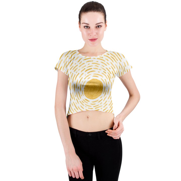 Sunlight Crew Neck Crop Top