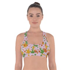 Leafs Cross Back Sports Bra by JustToWear