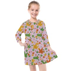 Leafs Kids  Quarter Sleeve Shirt Dress