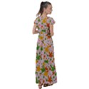 Leafs Flutter Sleeve Maxi Dress View2