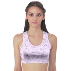 Little Men On Pink Sports Bra by JustToWear