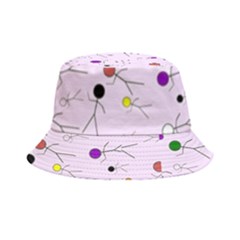 Little Men Colored Head On Pink Bucket Hat by JustToWear