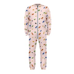 Dragonfly On Pink Onepiece Jumpsuit (kids)