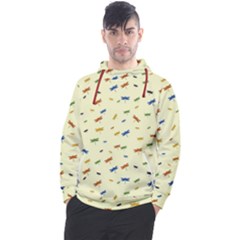 Dragonfly On Yellow Men s Pullover Hoodie