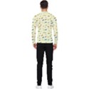 Dragonfly On Yellow Men s Long Sleeve Rash Guard View2