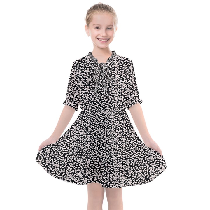 Pink Elipse Kids  All Frills Chiffon Dress