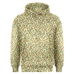 Pattern Lonely Flower On Yellow Men s Overhead Hoodie