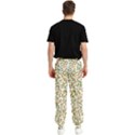 Lonely flower on white Men s Elastic Waist Pants View2