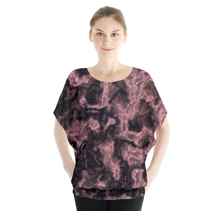 Plasma Storm Batwing Chiffon Blouse