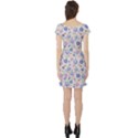 Watercolor Dandelions Short Sleeve Skater Dress View2