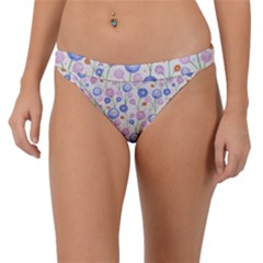 Watercolor Dandelions Band Bikini Bottom by SychEva