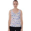 Watercolor Dandelions Velvet Tank Top View1