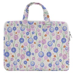 Watercolor Dandelions Macbook Pro Double Pocket Laptop Bag