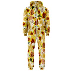 Lonely Flower Populated Hooded Jumpsuit (men)  by JustToWear