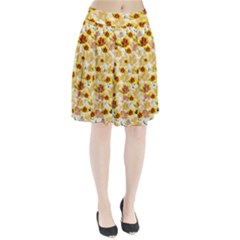 Lonely Flower Populated Pleated Skirt by JustToWear