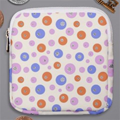 Multicolored Circles Mini Square Pouch by SychEva