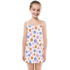 Multicolored Circles Kids  Summer Sun Dress by SychEva